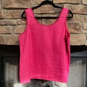Preston & York pink sleeveless top. Size 16W